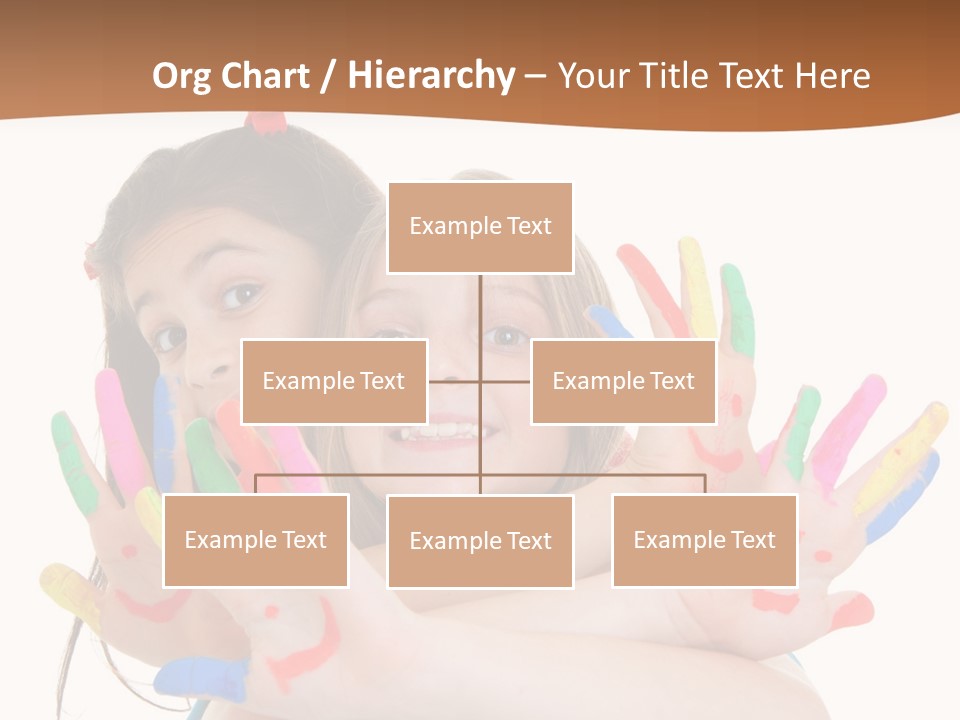 Two Young Girls Are Holding Their Hands In The Air PowerPoint Template