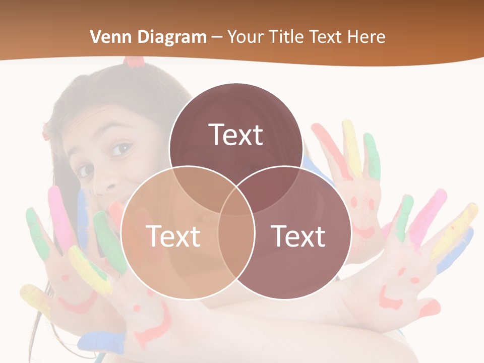 Two Young Girls Are Holding Their Hands In The Air PowerPoint Template