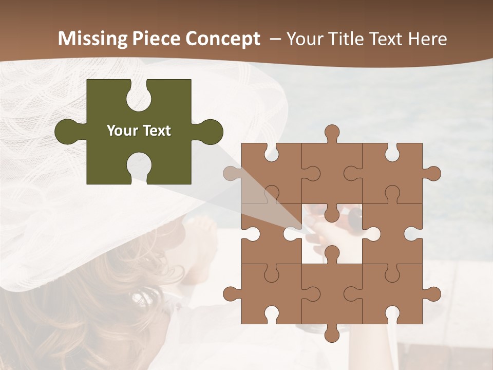 A Woman Sitting In A Chair Holding A Wine Glass PowerPoint Template