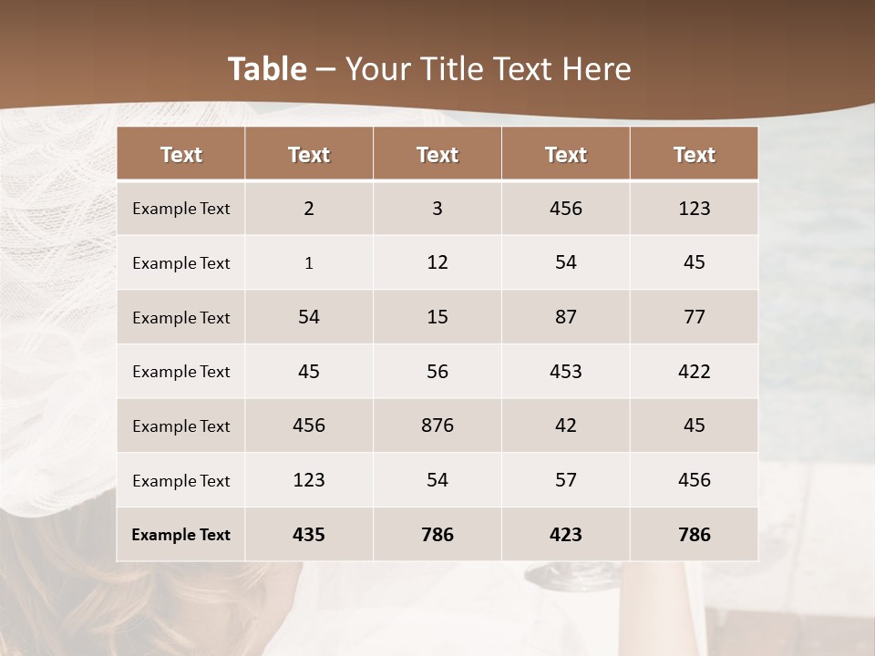 A Woman Sitting In A Chair Holding A Wine Glass PowerPoint Template