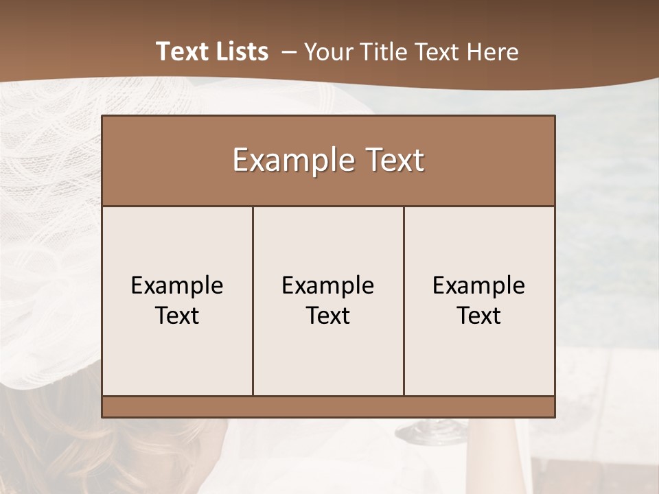 A Woman Sitting In A Chair Holding A Wine Glass PowerPoint Template