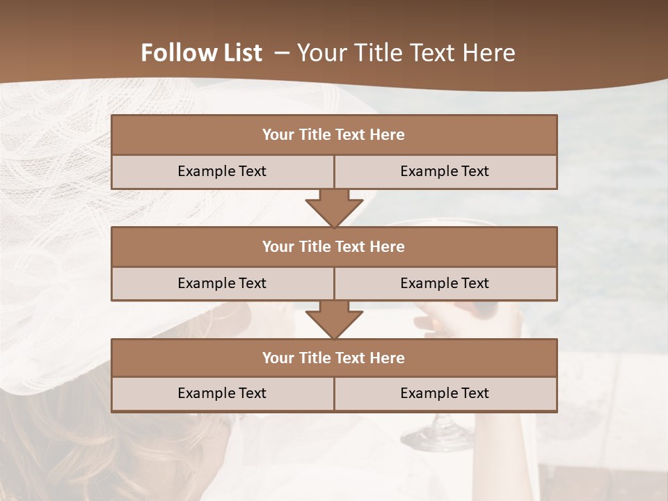 A Woman Sitting In A Chair Holding A Wine Glass PowerPoint Template