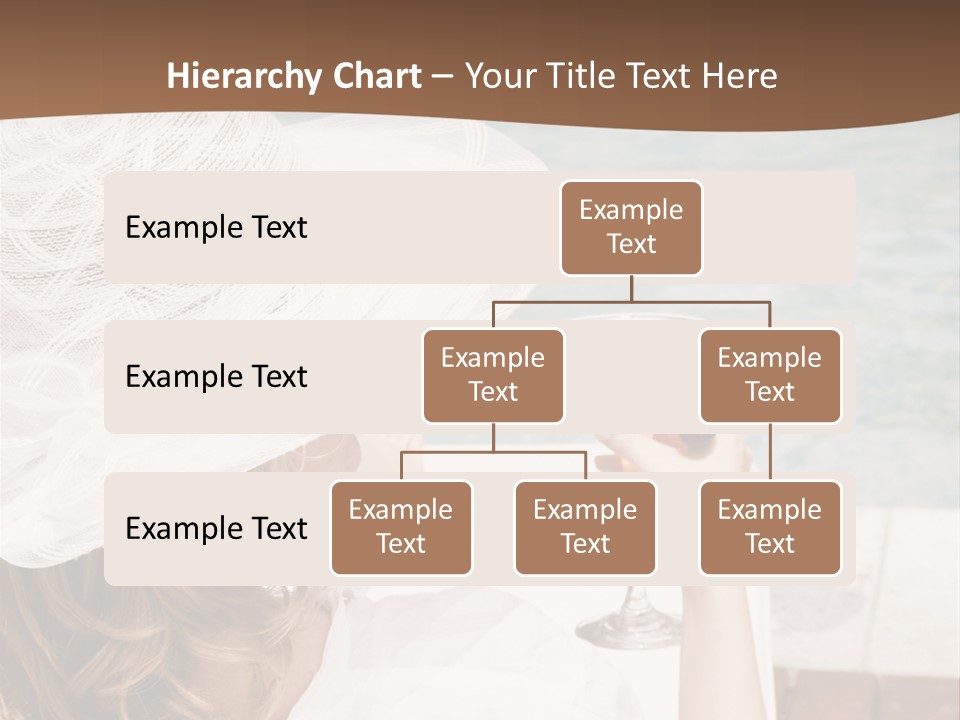 A Woman Sitting In A Chair Holding A Wine Glass PowerPoint Template