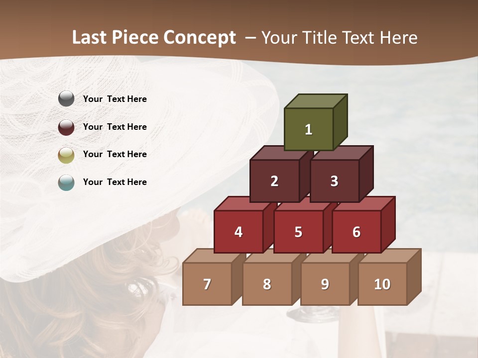 A Woman Sitting In A Chair Holding A Wine Glass PowerPoint Template