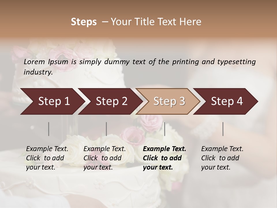 Wedding Cake PowerPoint Template