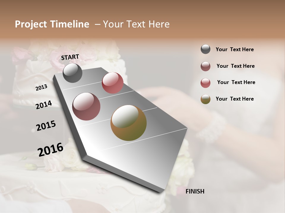 Wedding Cake PowerPoint Template