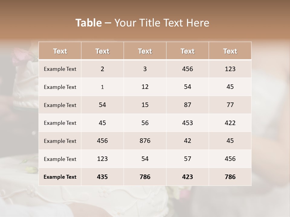 Wedding Cake PowerPoint Template
