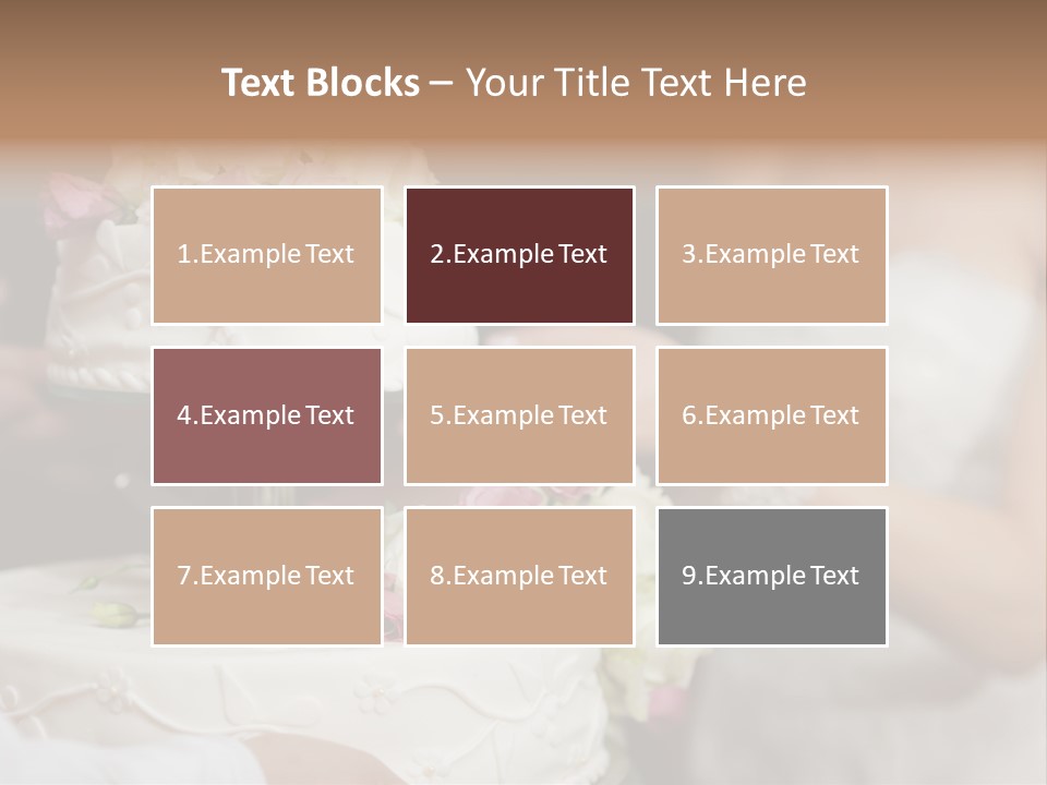 Wedding Cake PowerPoint Template