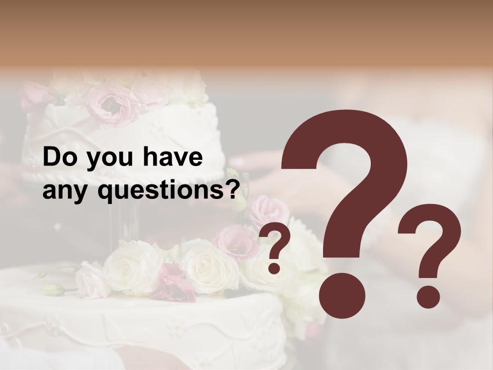 Wedding Cake PowerPoint Template