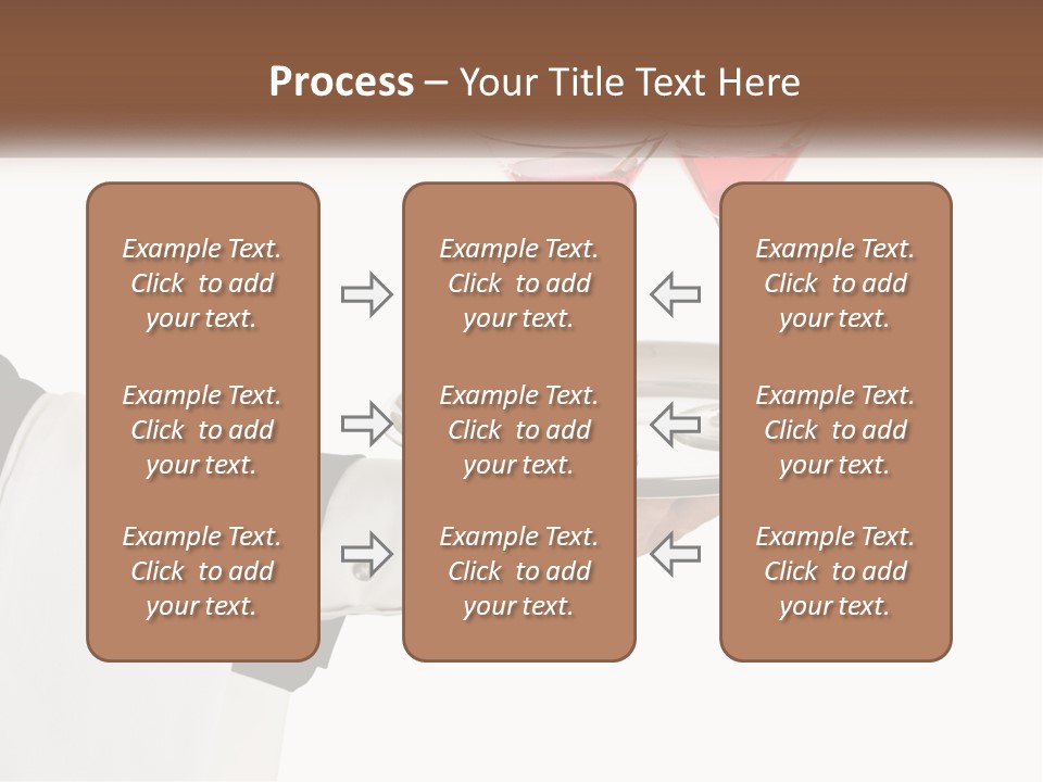 A Person Holding A Tray With Two Glasses Of Wine On It PowerPoint Template