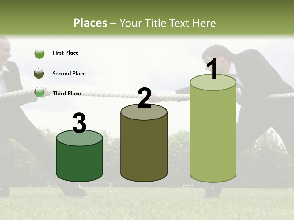 A Group Of People Pulling A Rope With Their Hands PowerPoint Template