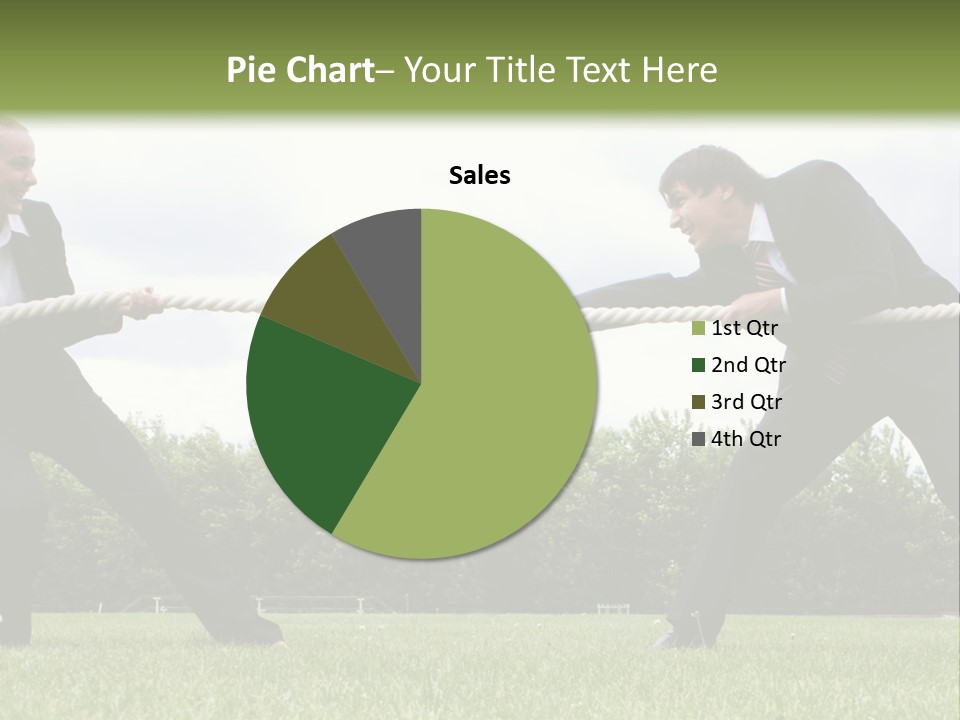 A Group Of People Pulling A Rope With Their Hands PowerPoint Template