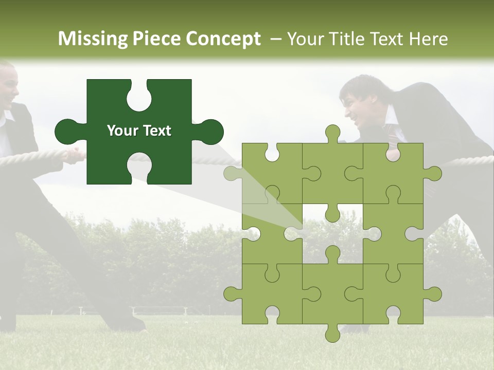 A Group Of People Pulling A Rope With Their Hands PowerPoint Template