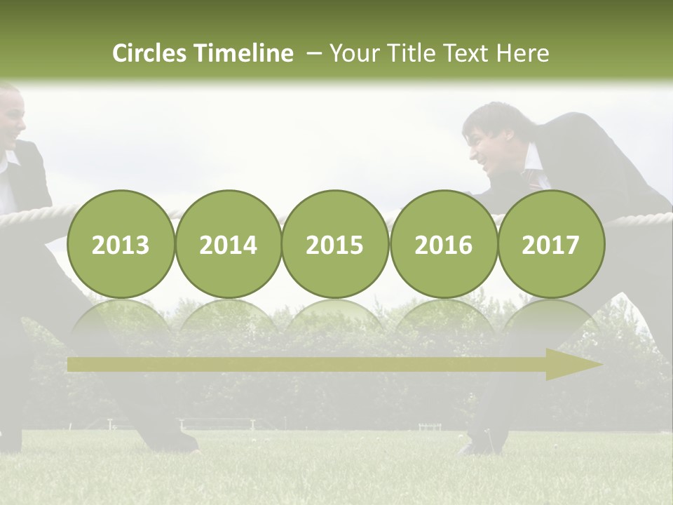 A Group Of People Pulling A Rope With Their Hands PowerPoint Template