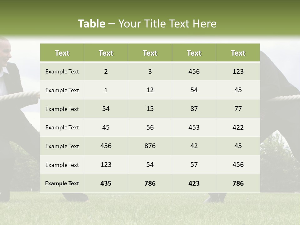 A Group Of People Pulling A Rope With Their Hands PowerPoint Template
