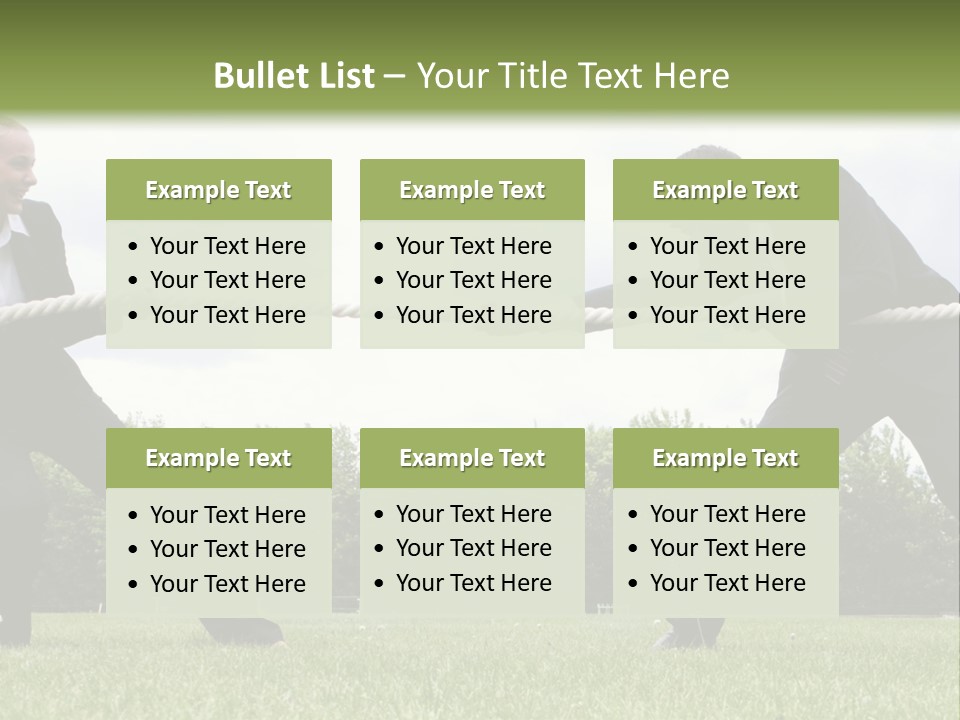 A Group Of People Pulling A Rope With Their Hands PowerPoint Template