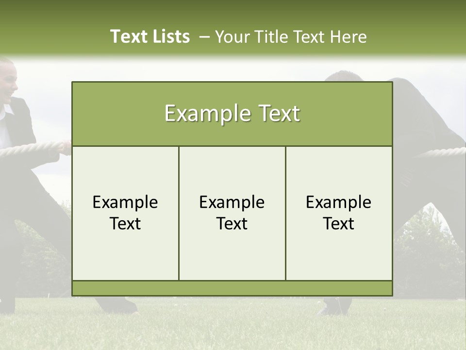 A Group Of People Pulling A Rope With Their Hands PowerPoint Template