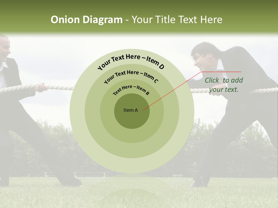 A Group Of People Pulling A Rope With Their Hands PowerPoint Template