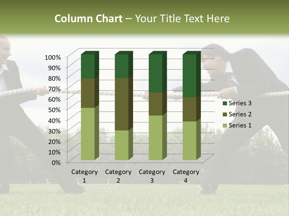 A Group Of People Pulling A Rope With Their Hands PowerPoint Template