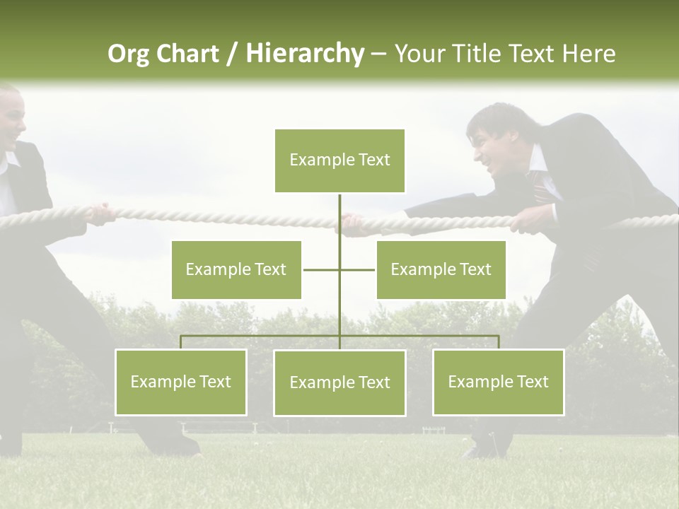 A Group Of People Pulling A Rope With Their Hands PowerPoint Template