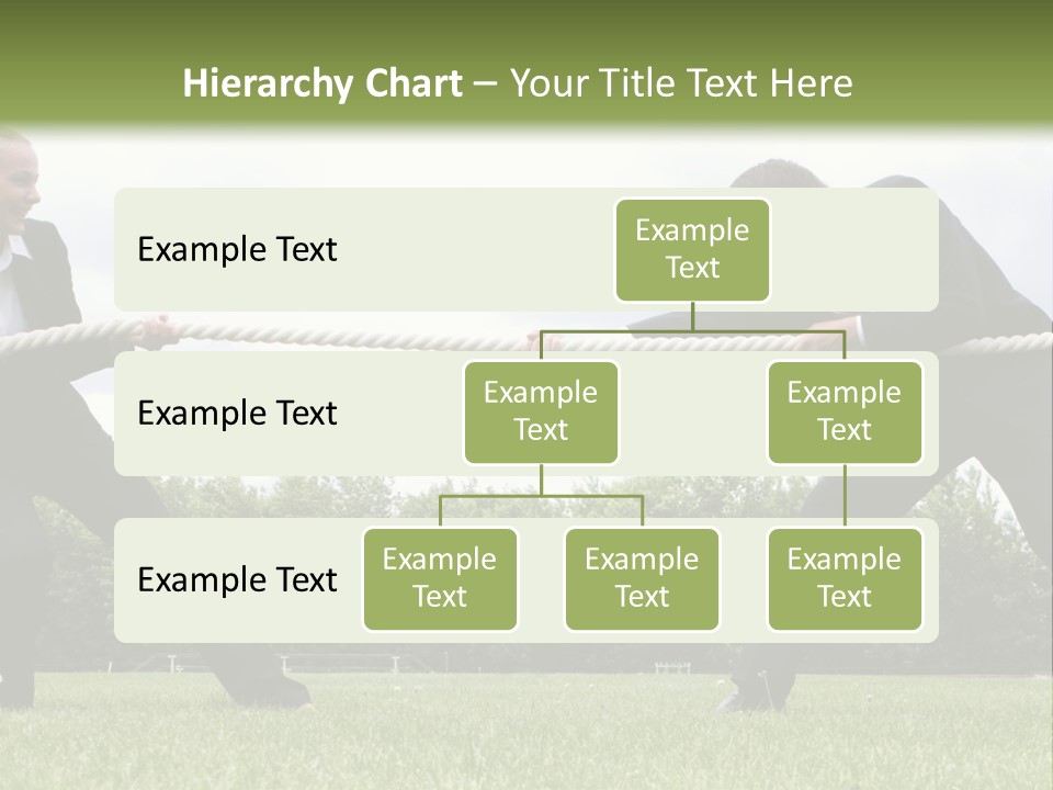 A Group Of People Pulling A Rope With Their Hands PowerPoint Template