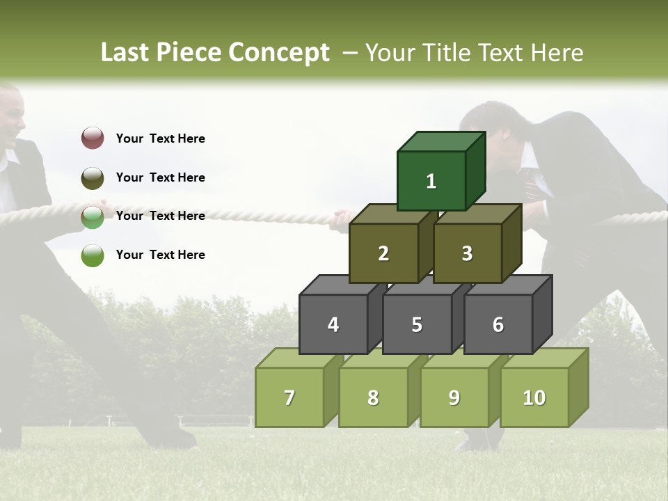 A Group Of People Pulling A Rope With Their Hands PowerPoint Template