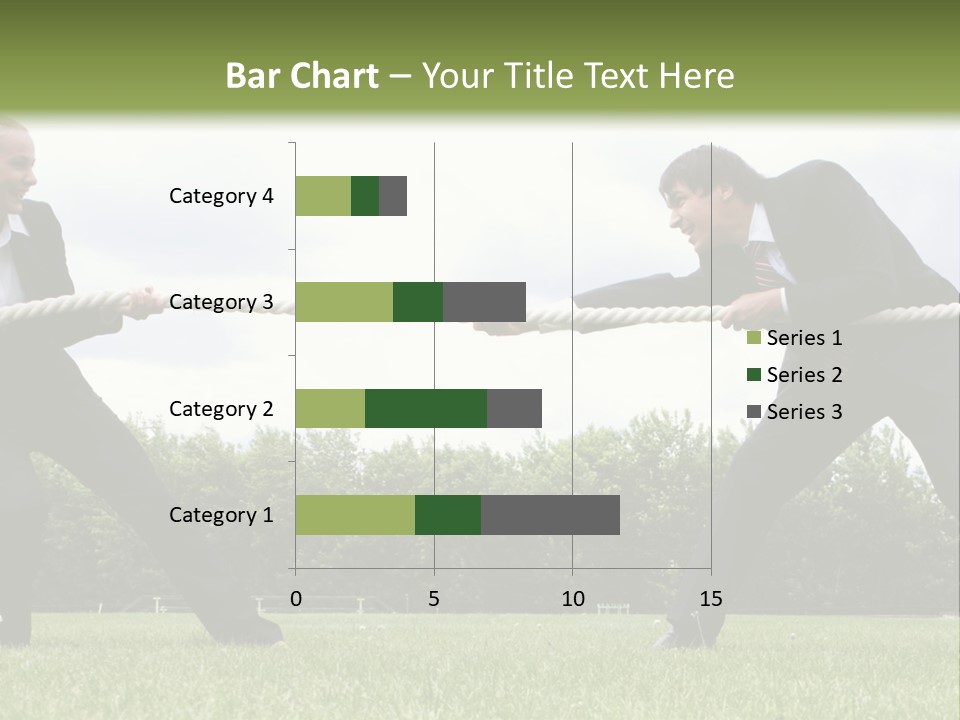 A Group Of People Pulling A Rope With Their Hands PowerPoint Template