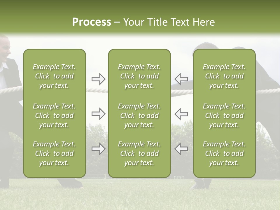 A Group Of People Pulling A Rope With Their Hands PowerPoint Template