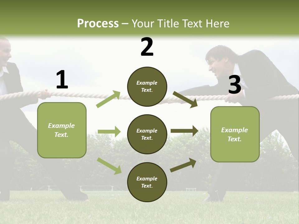 A Group Of People Pulling A Rope With Their Hands PowerPoint Template