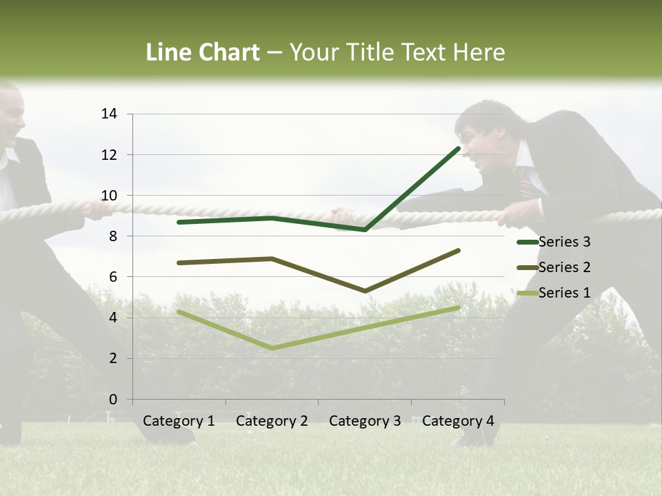 A Group Of People Pulling A Rope With Their Hands PowerPoint Template