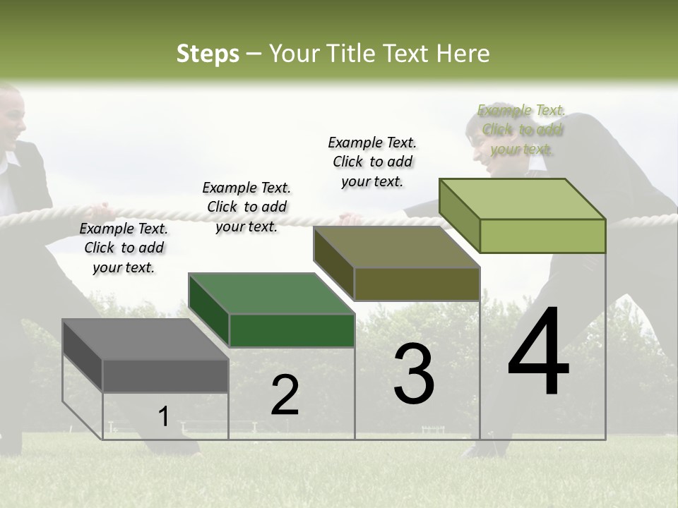 A Group Of People Pulling A Rope With Their Hands PowerPoint Template