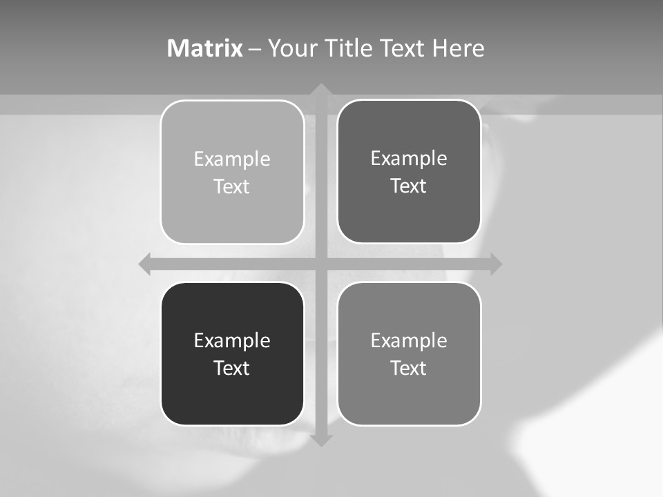 A Young Boy Is Looking Down At His Cell Phone PowerPoint Template