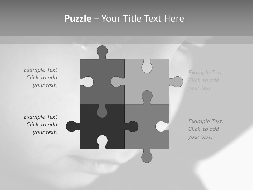 A Young Boy Is Looking Down At His Cell Phone PowerPoint Template