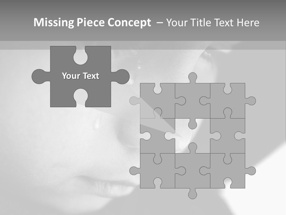 A Young Boy Is Looking Down At His Cell Phone PowerPoint Template