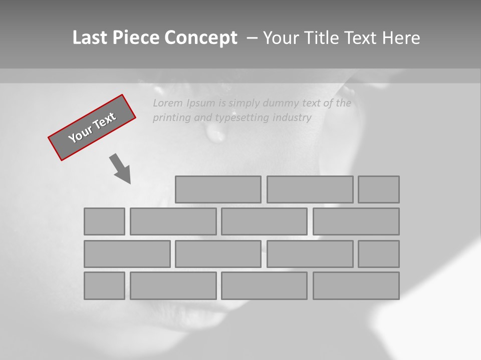 A Young Boy Is Looking Down At His Cell Phone PowerPoint Template