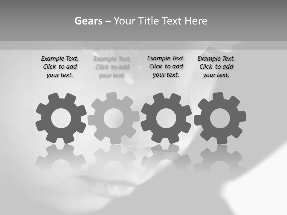 A Young Boy Is Looking Down At His Cell Phone PowerPoint Template