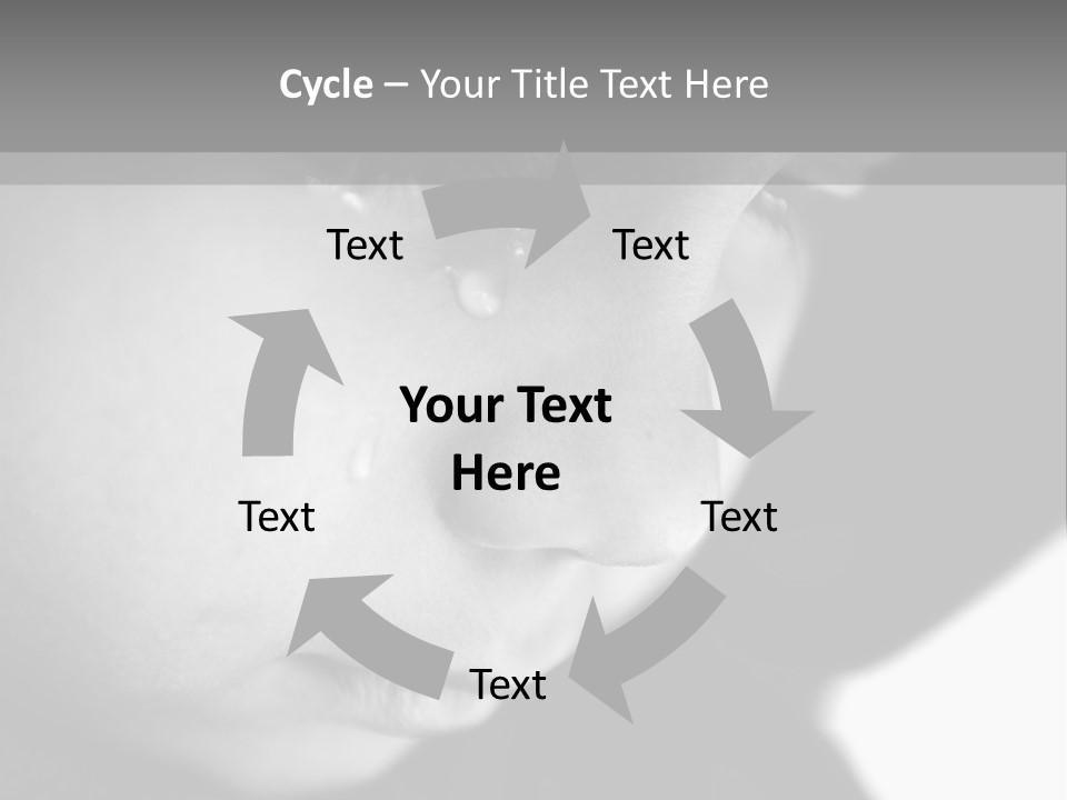 A Young Boy Is Looking Down At His Cell Phone PowerPoint Template