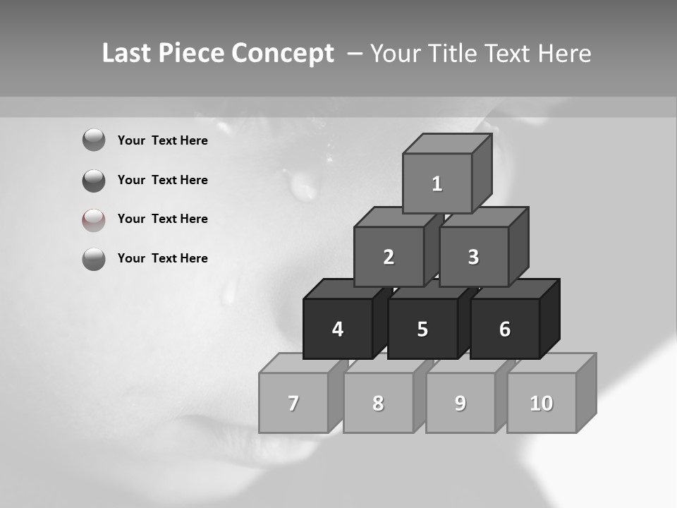 A Young Boy Is Looking Down At His Cell Phone PowerPoint Template