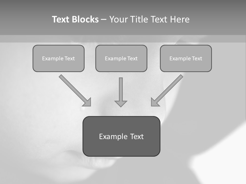 A Young Boy Is Looking Down At His Cell Phone PowerPoint Template