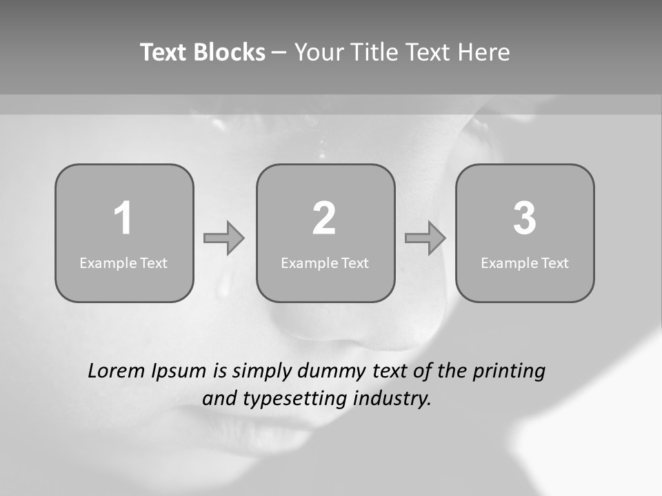 A Young Boy Is Looking Down At His Cell Phone PowerPoint Template