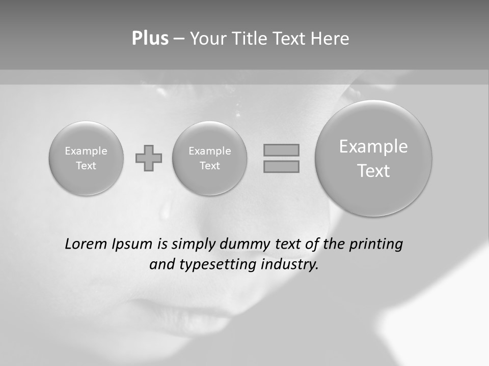 A Young Boy Is Looking Down At His Cell Phone PowerPoint Template
