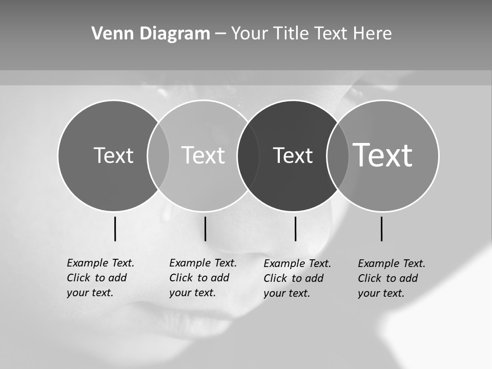 A Young Boy Is Looking Down At His Cell Phone PowerPoint Template