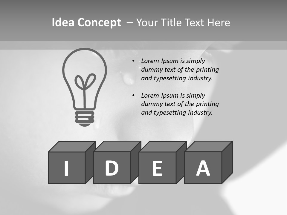 A Young Boy Is Looking Down At His Cell Phone PowerPoint Template