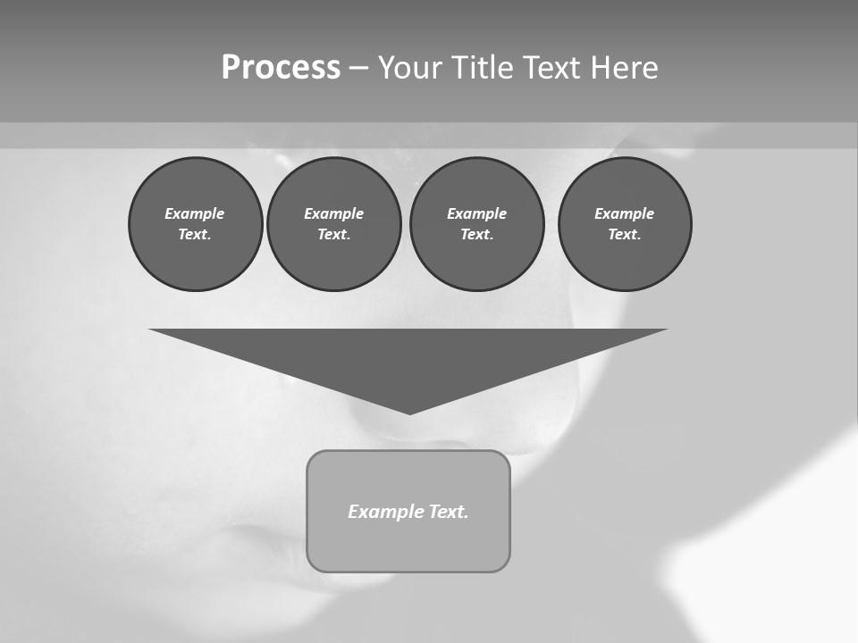 A Young Boy Is Looking Down At His Cell Phone PowerPoint Template