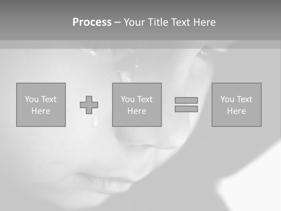 A Young Boy Is Looking Down At His Cell Phone PowerPoint Template