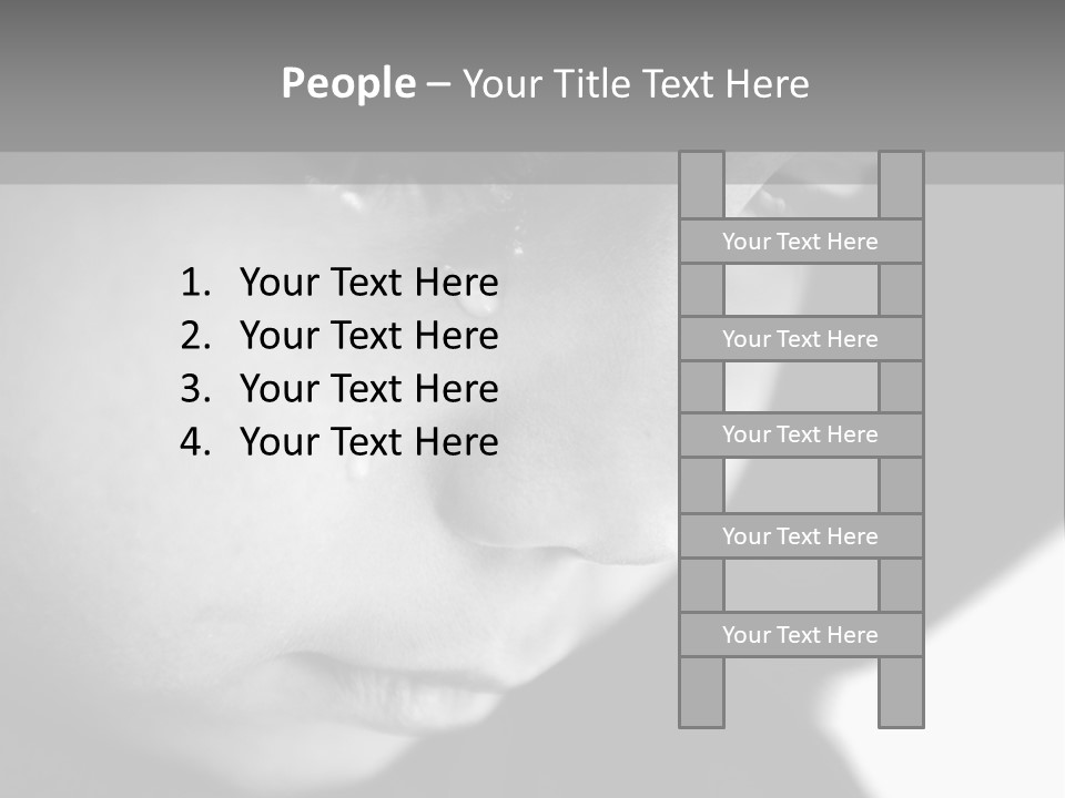 A Young Boy Is Looking Down At His Cell Phone PowerPoint Template