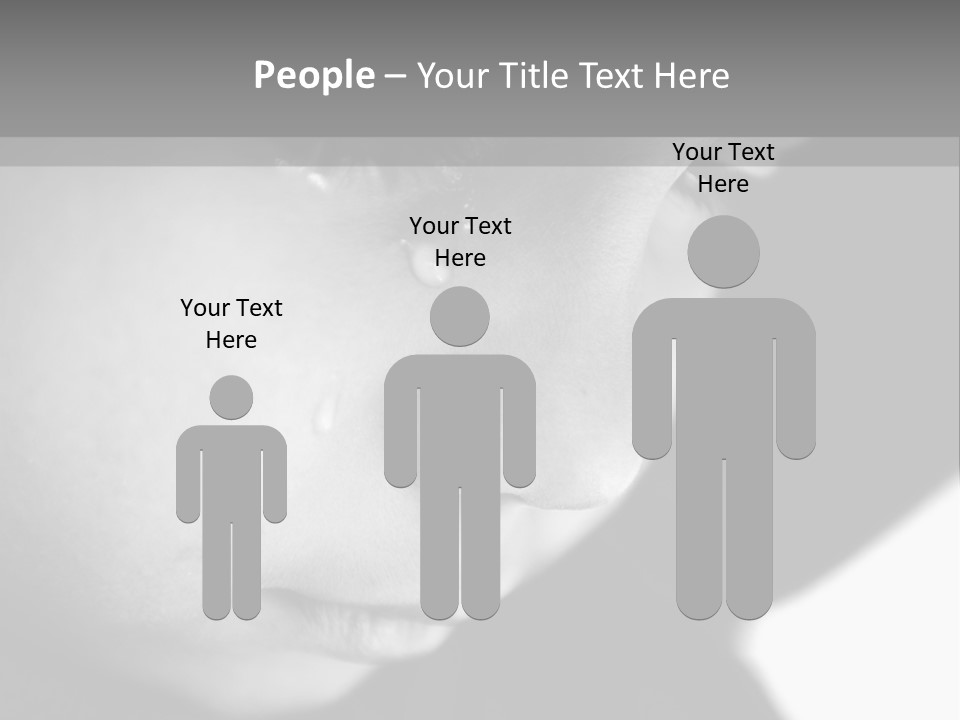 A Young Boy Is Looking Down At His Cell Phone PowerPoint Template