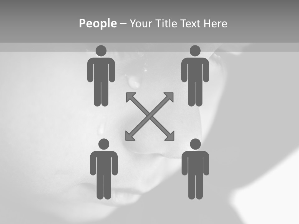 A Young Boy Is Looking Down At His Cell Phone PowerPoint Template