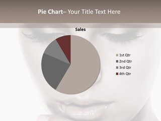 A Woman With Her Hands On Her Face PowerPoint Template