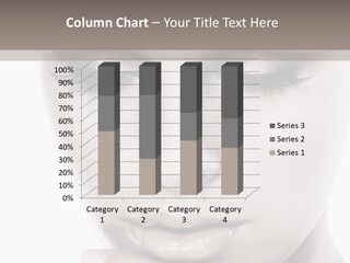 A Woman With Her Hands On Her Face PowerPoint Template